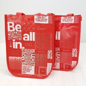 Lululemon Reusable Shopping Bag Red Small
